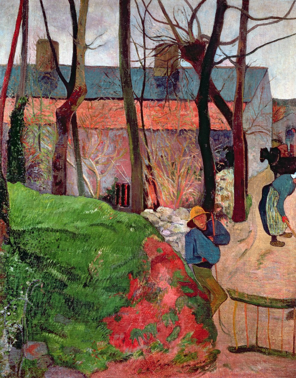 Casa de campo em Le Pouldu, 1890 de Paul Gauguin