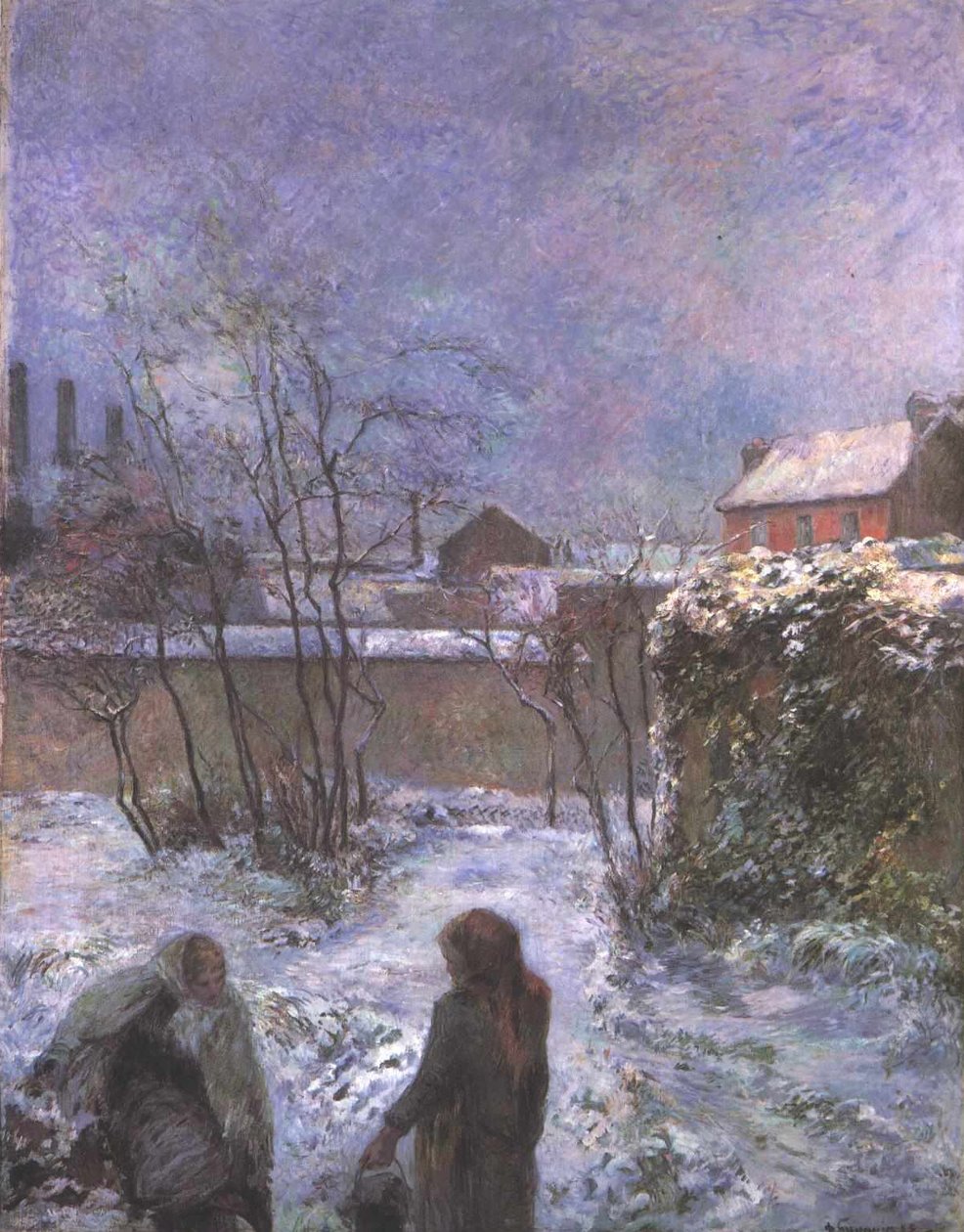 O jardim no inverno, Rue Carcel de Paul Gauguin