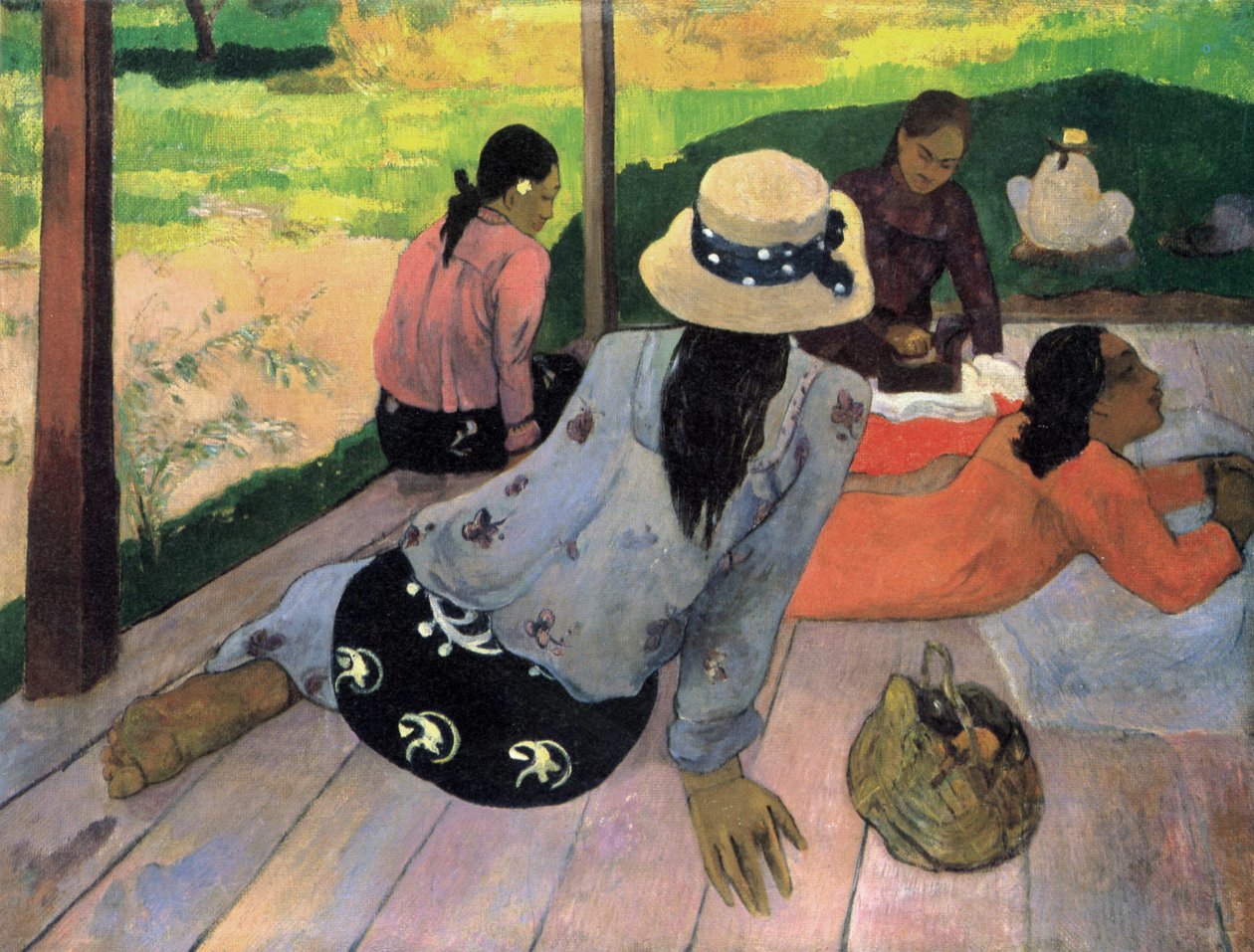 O descanso do meio-dia de Paul Gauguin
