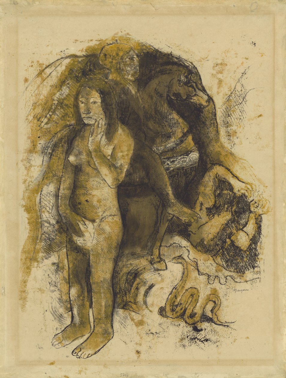 Eva (o pesadelo) de Paul Gauguin