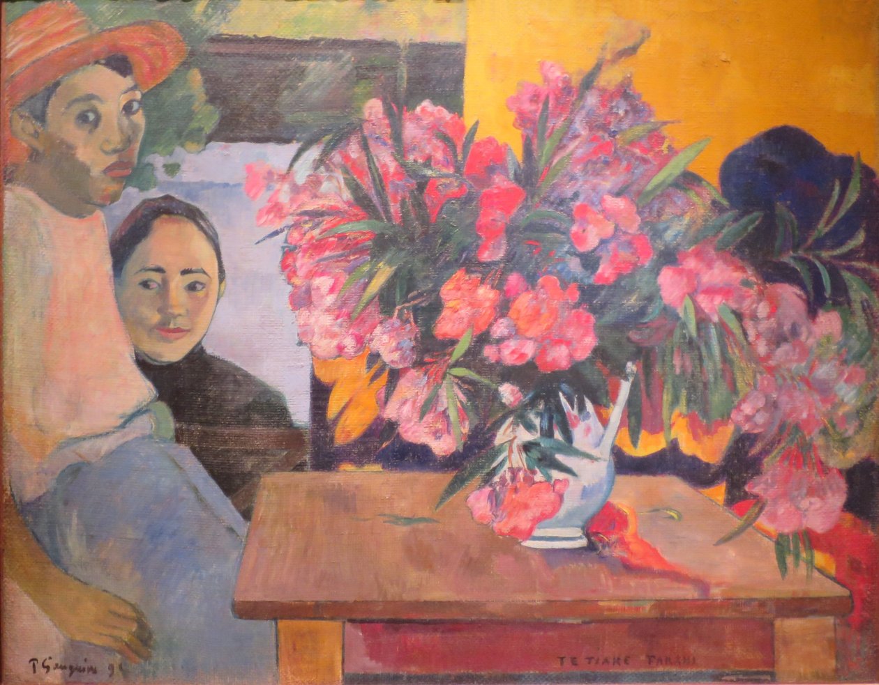 Grande buquê com crianças taitianas de Paul Gauguin