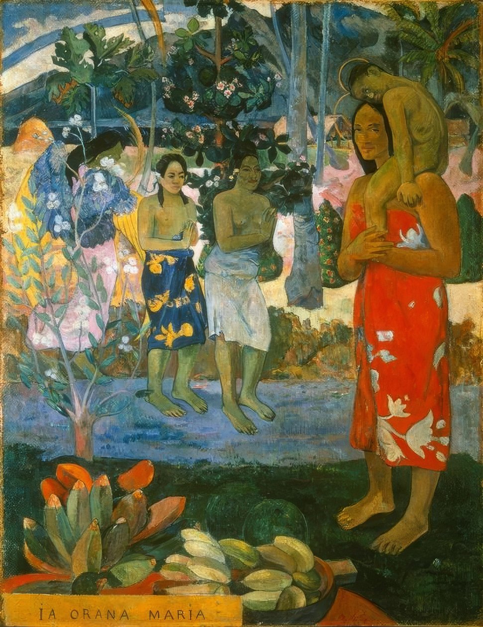 É chuva de Maria de Paul Gauguin