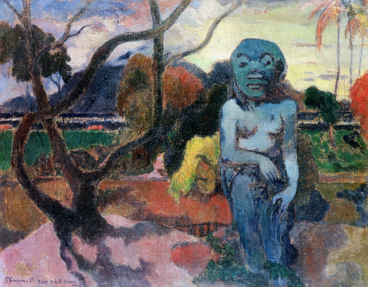 Ídolo (ato na história), 1898 de Paul Gauguin