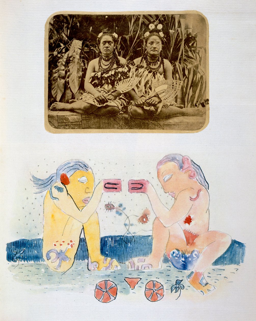 Ilustrações de &39;Noa Noa, Voyage a Tahiti&39;, publicado em 1926 de Paul Gauguin
