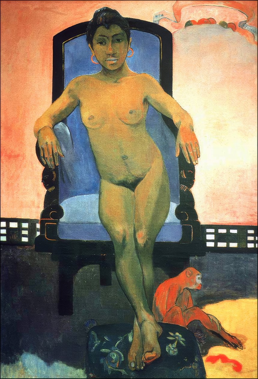 Indonésia: Annah, o javanês, Paul Gauguin (1893) de Paul Gauguin