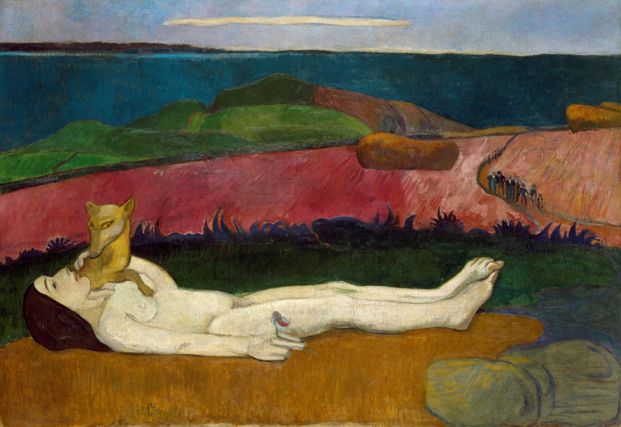 A perda da virgem, ou o despertar da primavera de Paul Gauguin