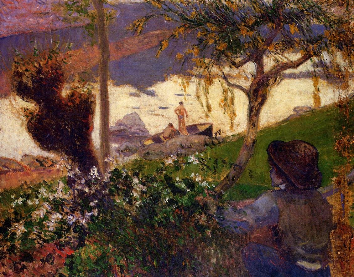O rio branco de Paul Gauguin