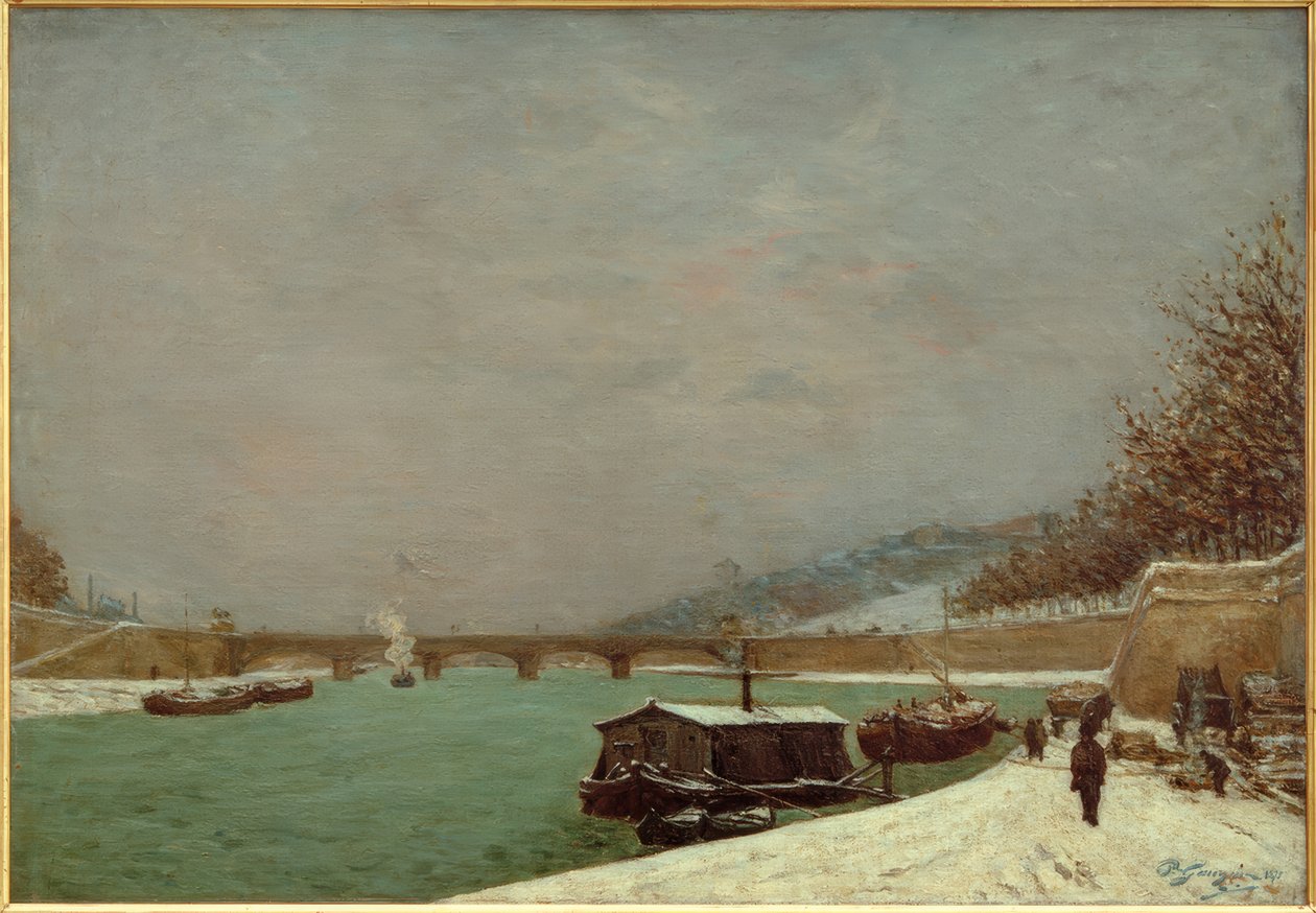 O Sena na Pont d&39;Iéna de Paul Gauguin