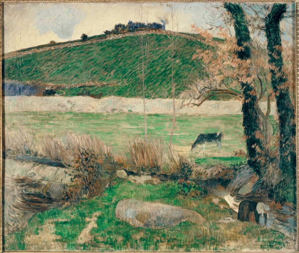 O pequeno riacho, Pont-Aven de Paul Gauguin