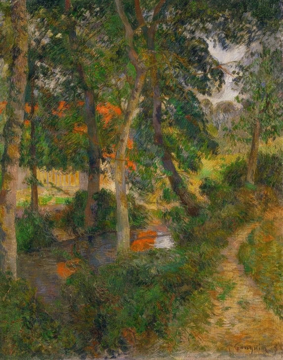 Pé do pai João ou telhados vermelhos de Paul Gauguin