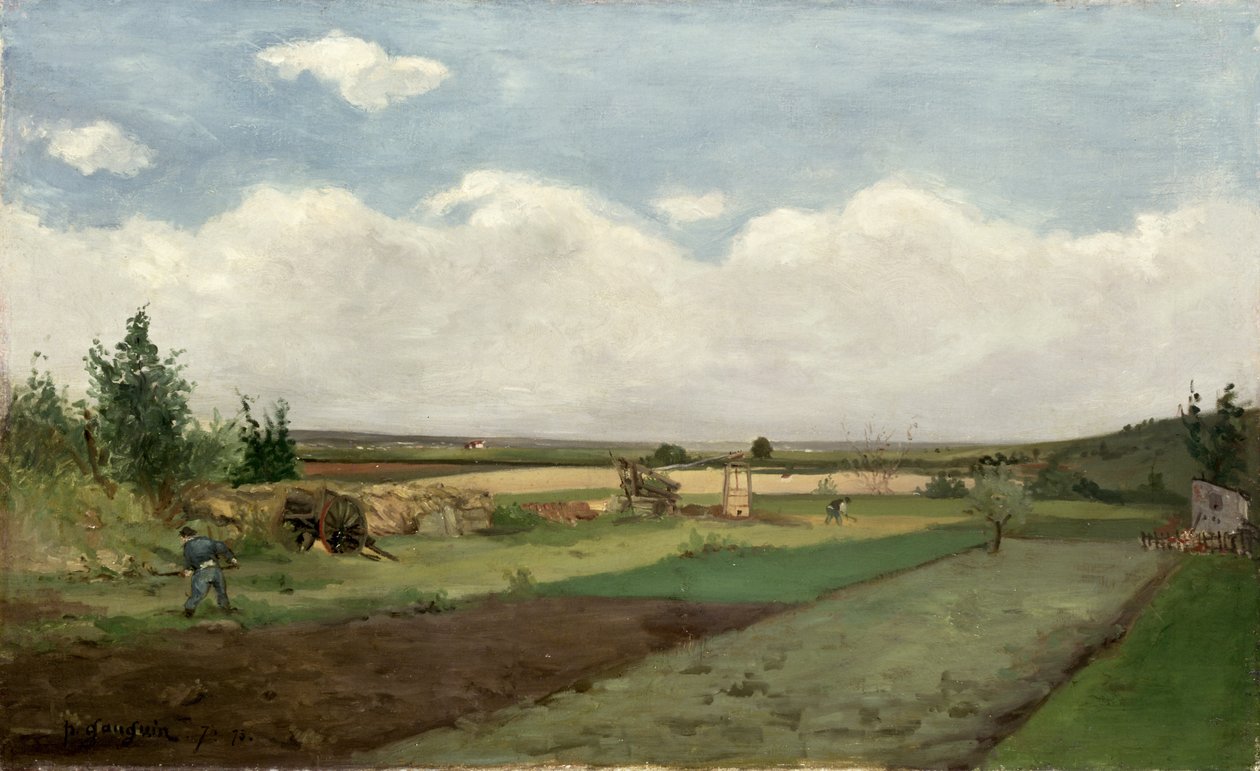 Paisagem, 1873 de Paul Gauguin