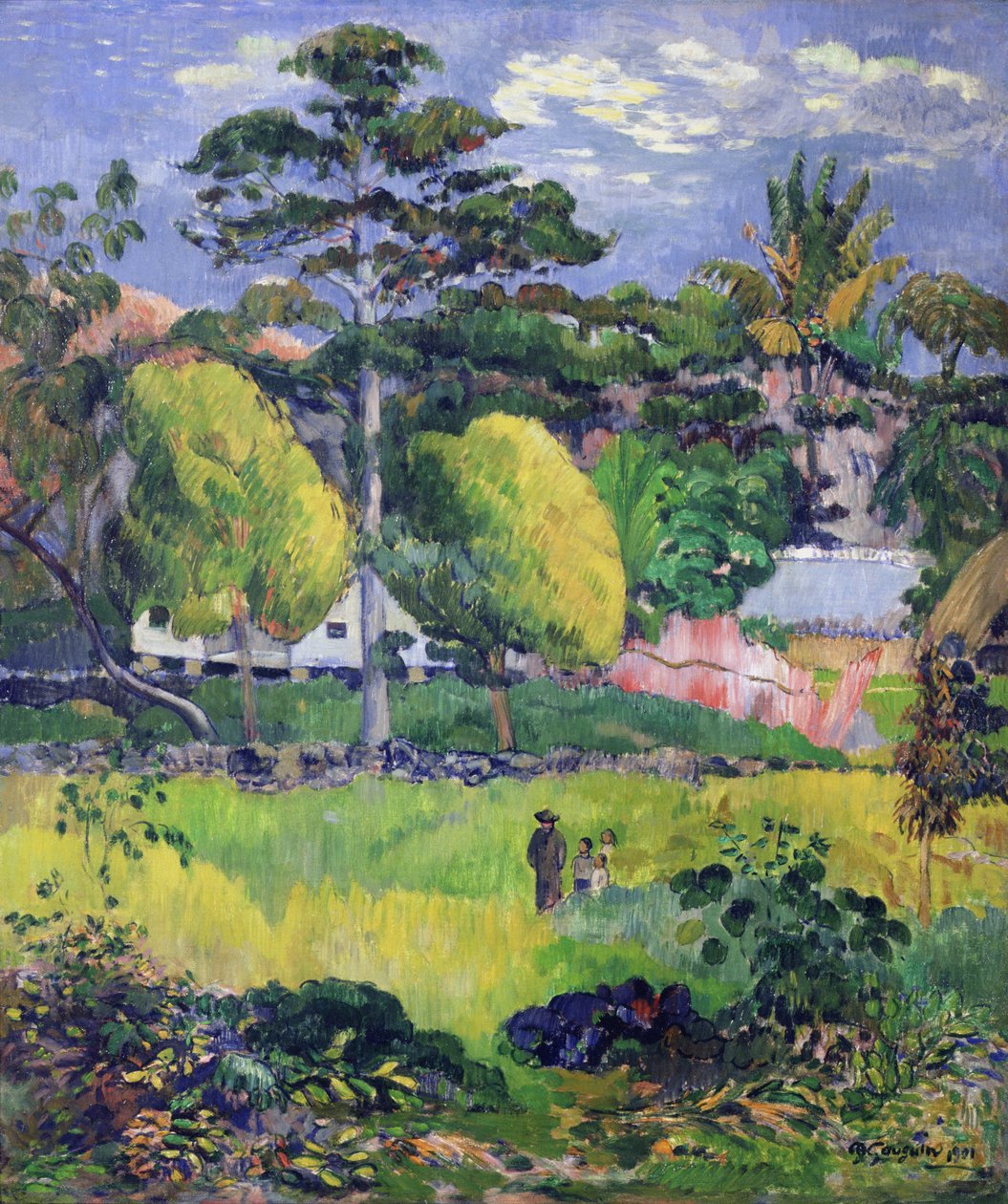 Paisagem, 1901 de Paul Gauguin