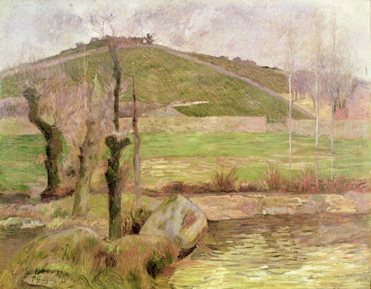 Paisagem perto de Pont-Aven, 1888 de Paul Gauguin
