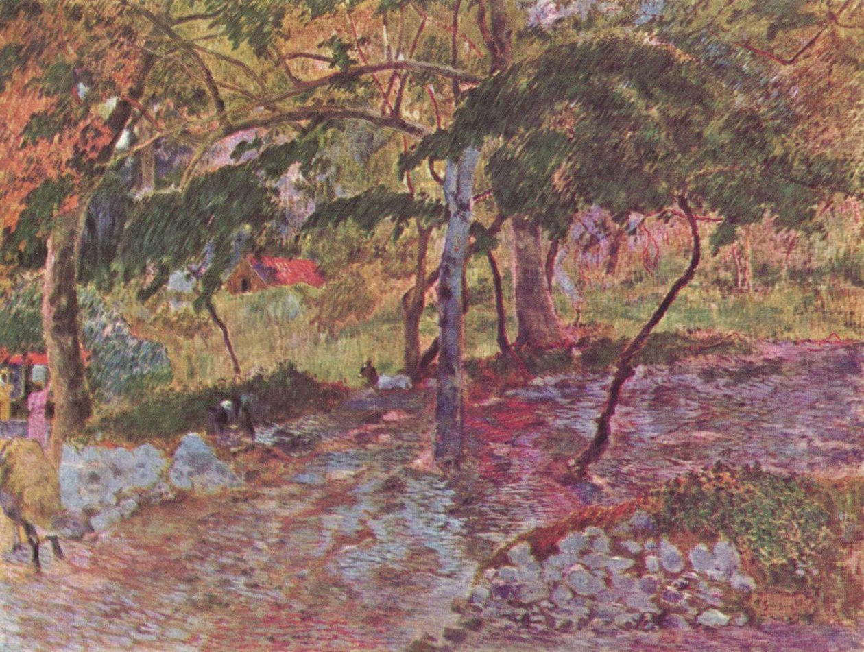 Paisagem, em, martinica de Paul Gauguin