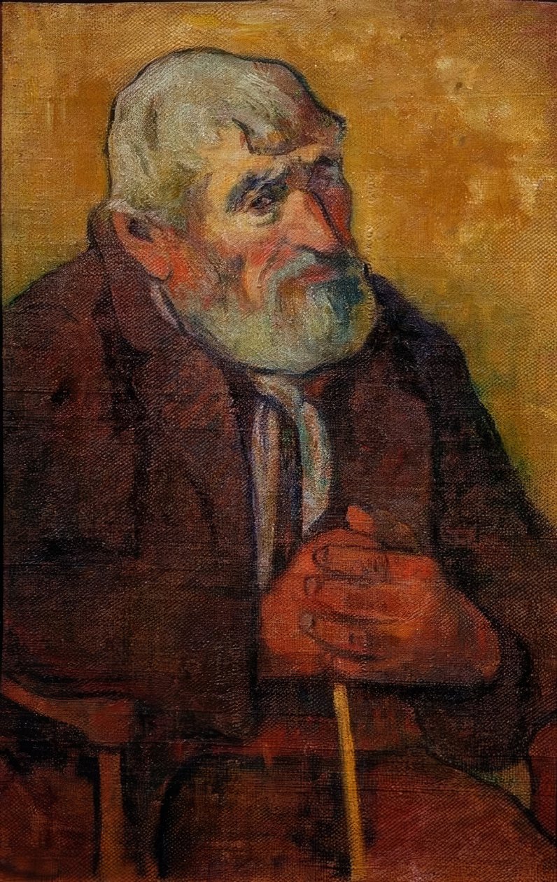 O velho rebatendo de Paul Gauguin