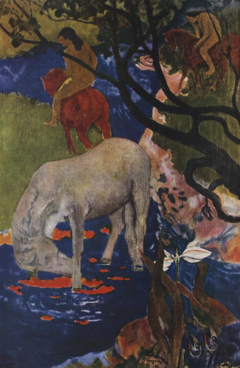 O cavalo branco de Paul Gauguin