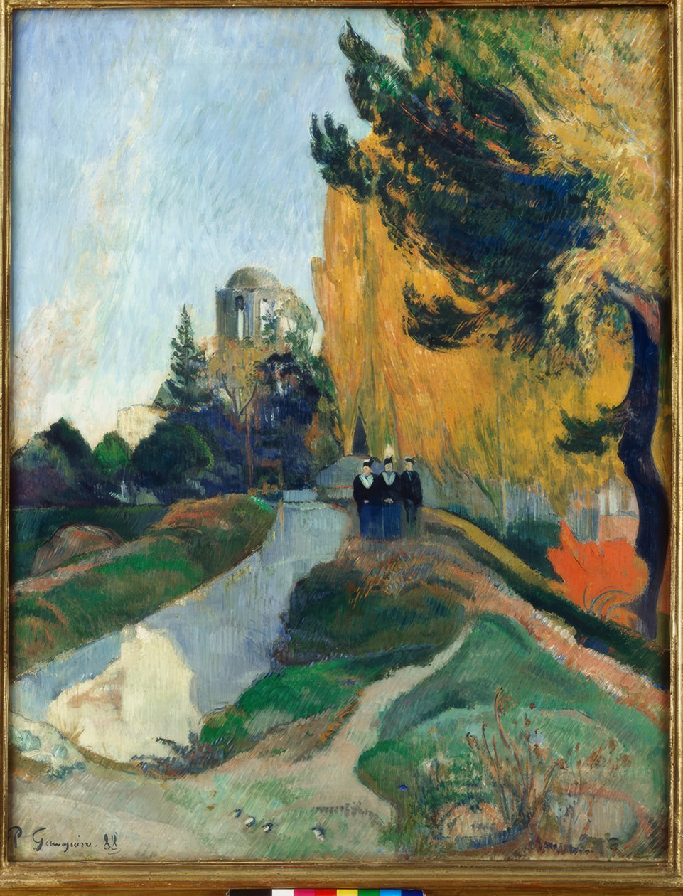 Os Alyscamps (Paisagem ou As Três Graças no Templo de Vén de Paul Gauguin