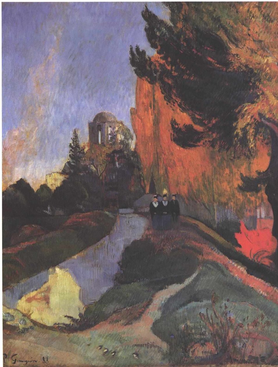 Os Alyscamps de Paul Gauguin