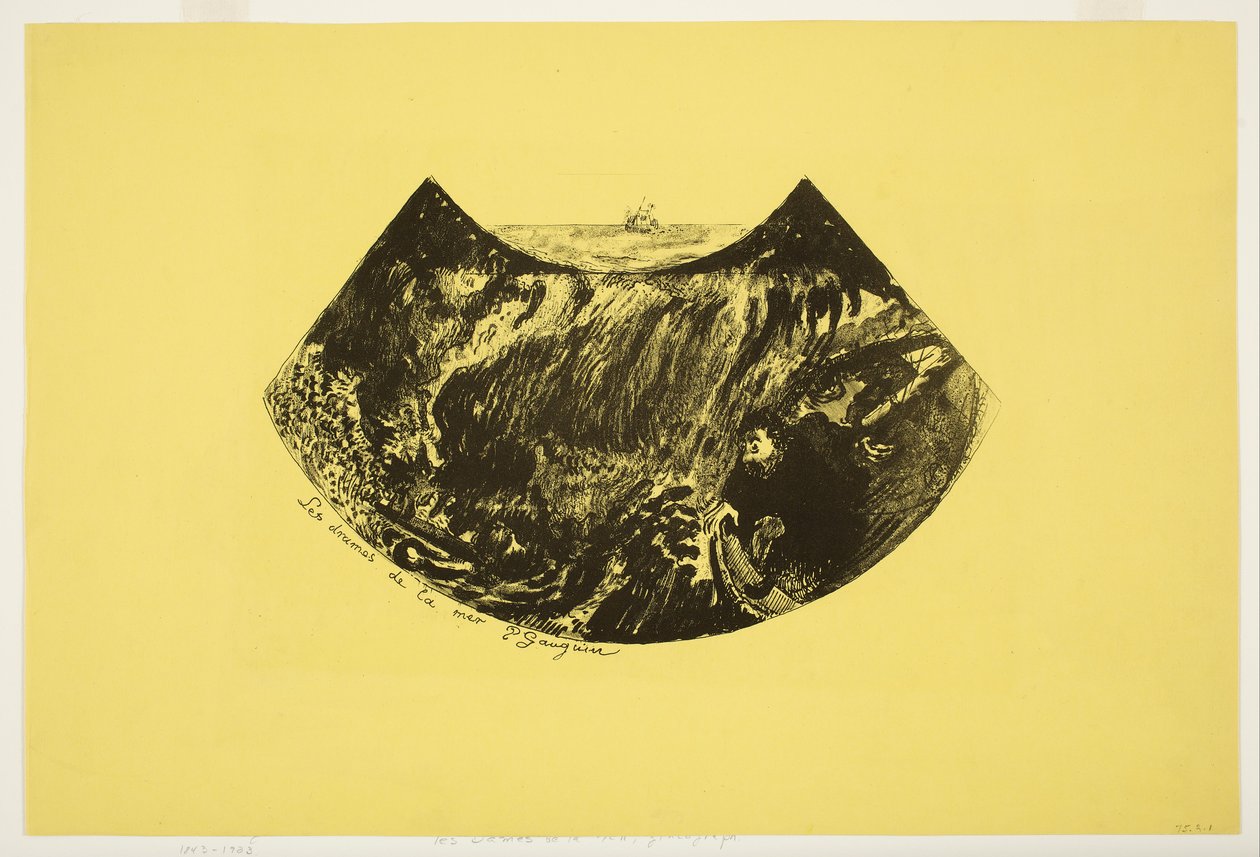 Os dramas do mar de Paul Gauguin