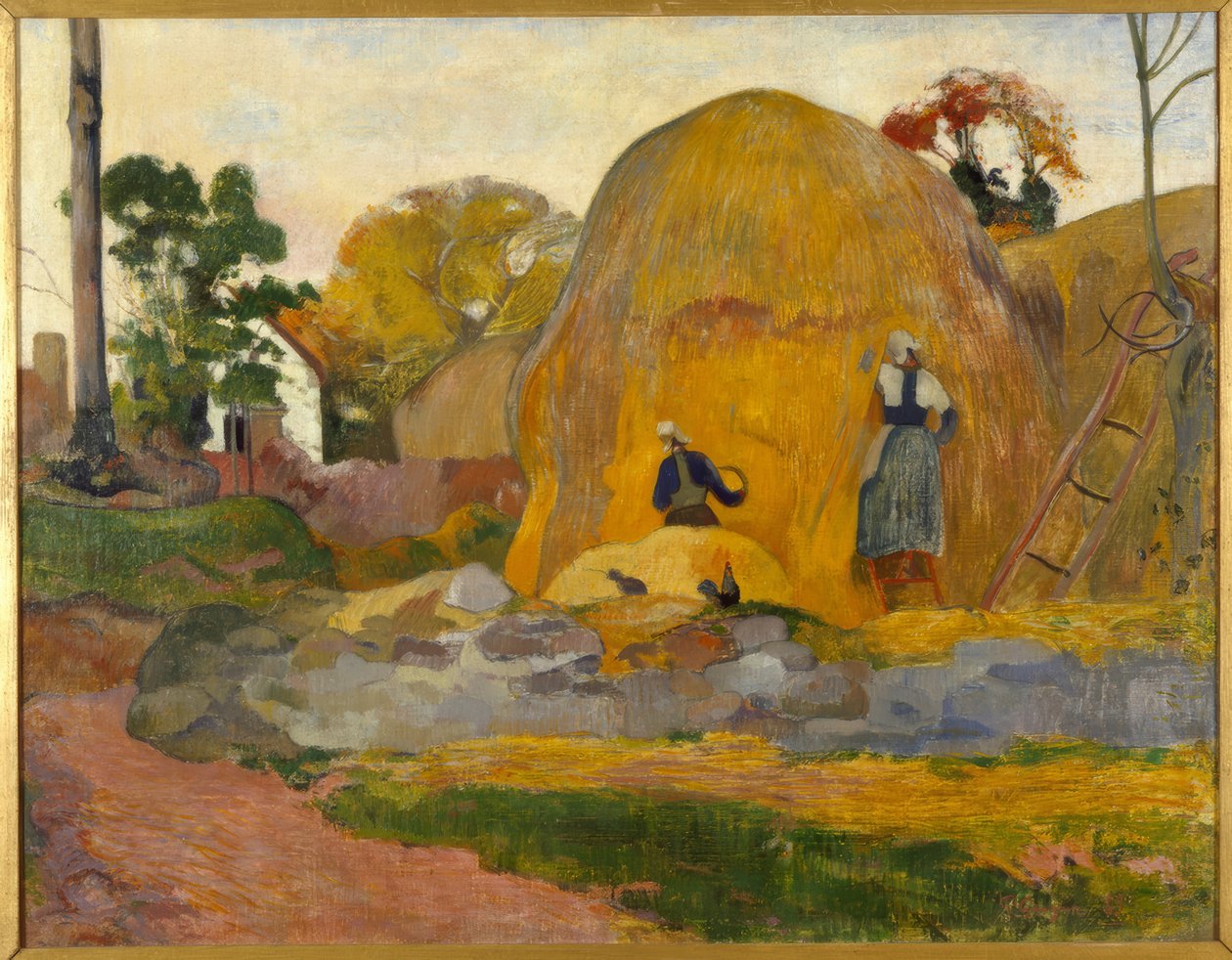As pedras de moinho amarelas ou a colheita loira de Paul Gauguin