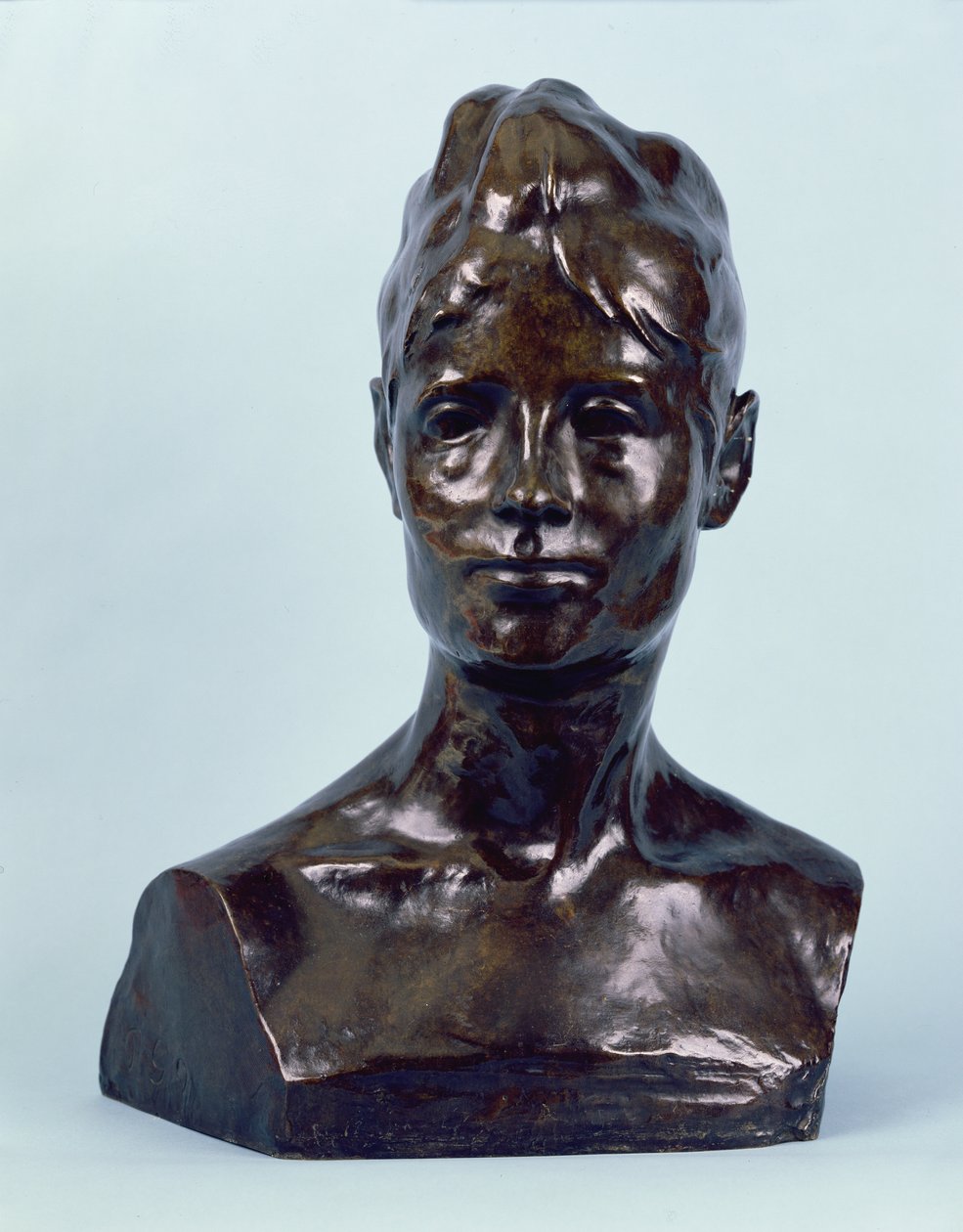 Madame Schuffenecker, 1890 (bronze com pátina marrom) de Paul Gauguin