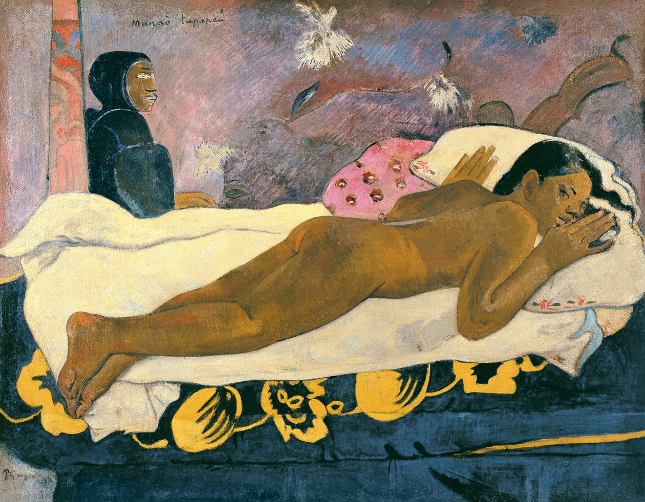 O Espírito dos Relógios Mortos, 1892 de Paul Gauguin