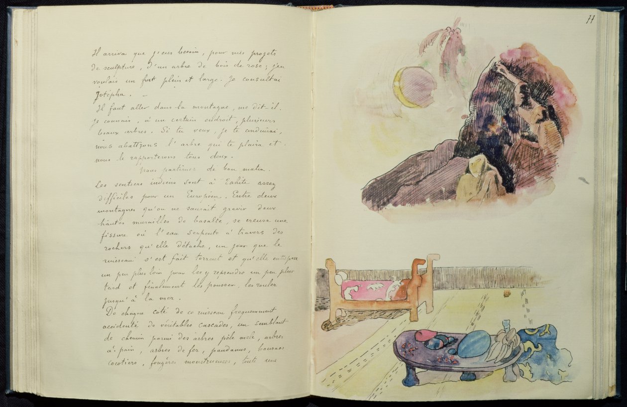 Páginas de &39;Noa Noa&39;, 1893-94 de Paul Gauguin