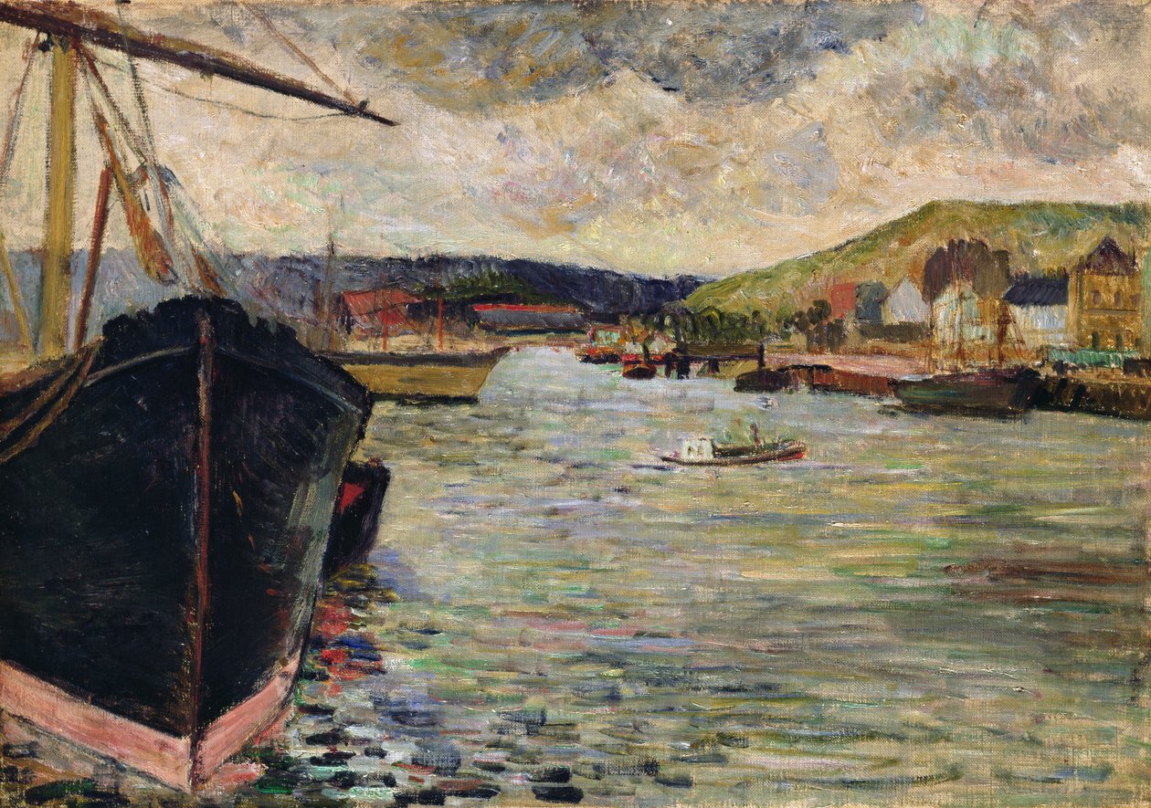 Porto em Rouen de Paul Gauguin