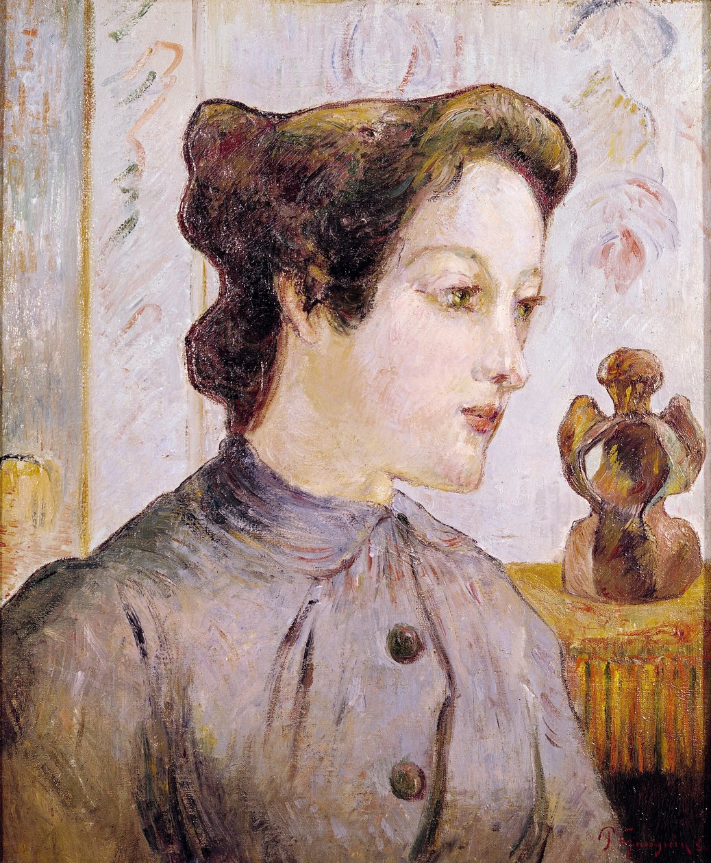 Retrato de uma jovem mulher, 1886 de Paul Gauguin