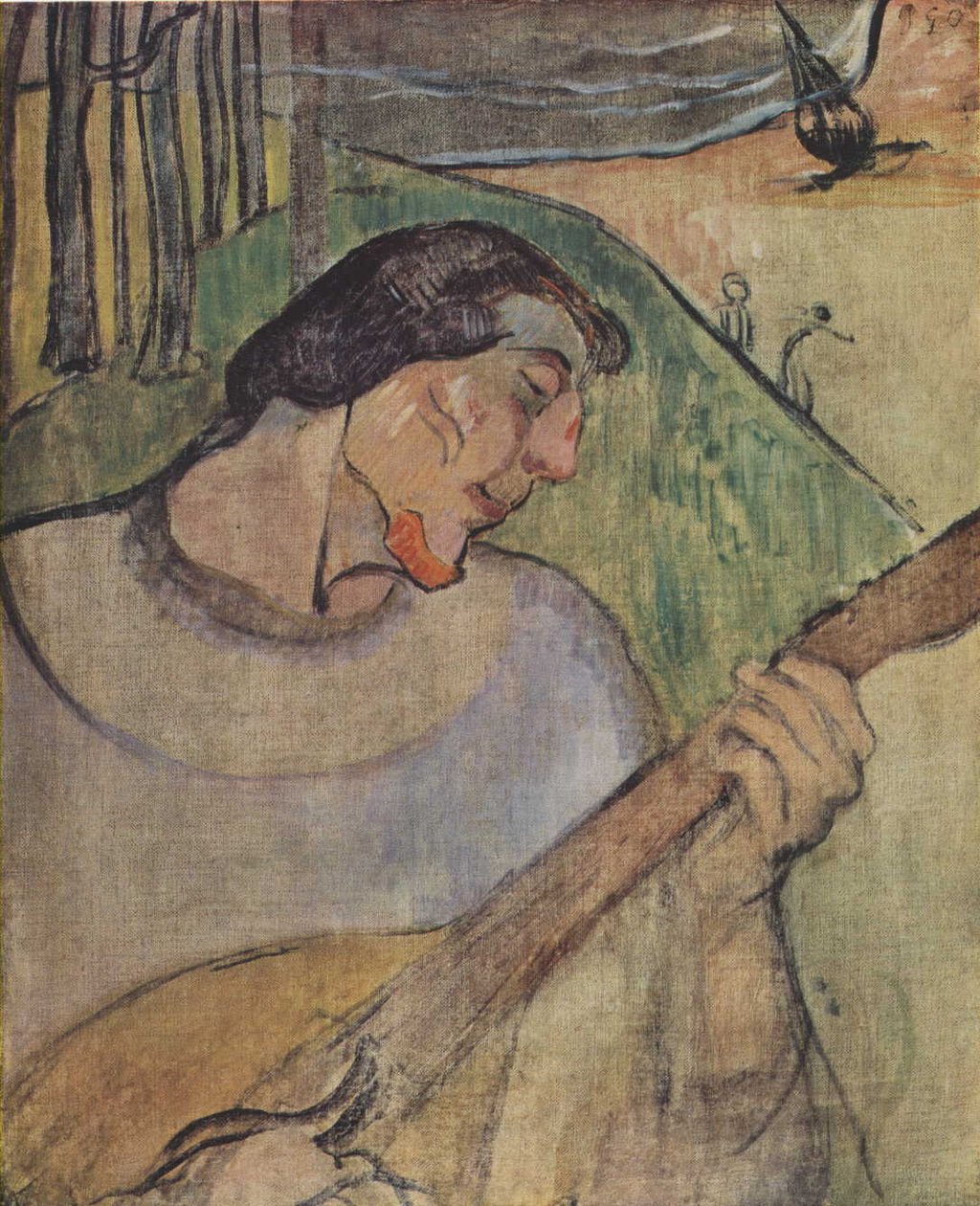 Auto-retrato Paul Gauguin de Paul Gauguin