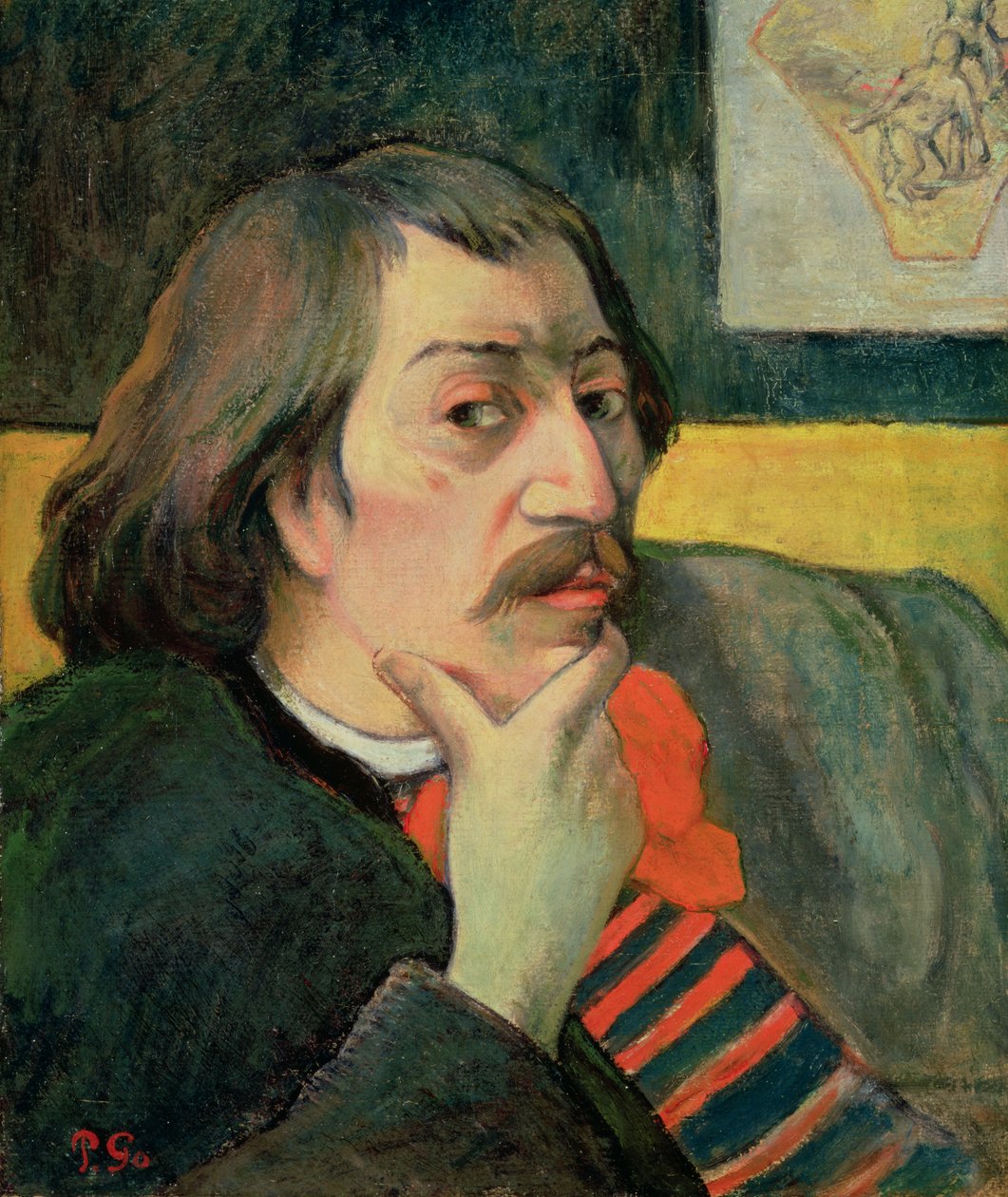 Auto-retrato, c.1893 de Paul Gauguin
