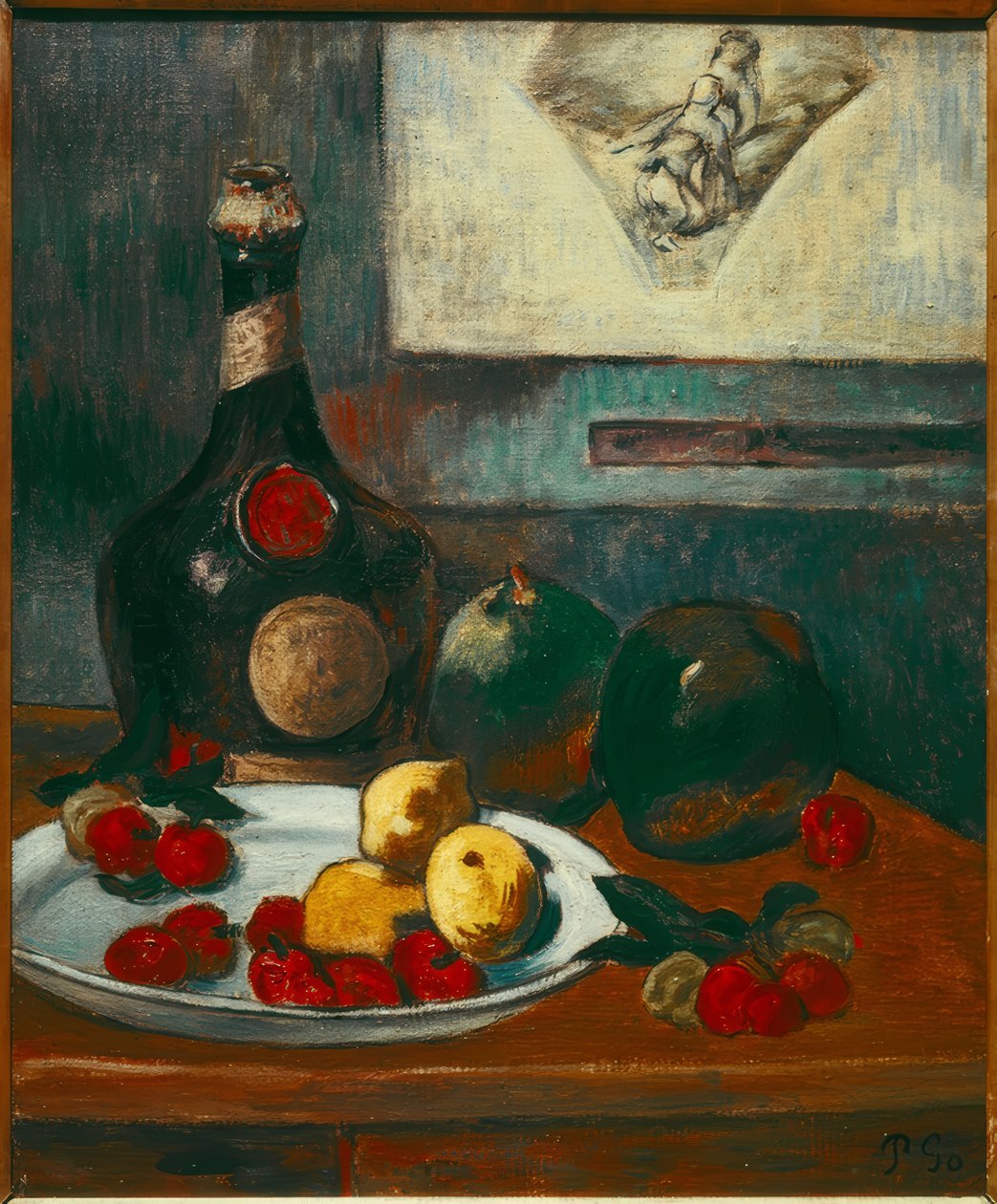 natureza morta de Paul Gauguin