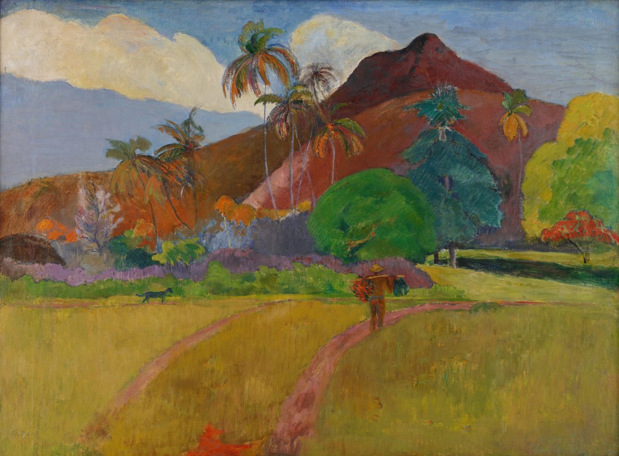 Paisagem taitiana, 1891 de Paul Gauguin