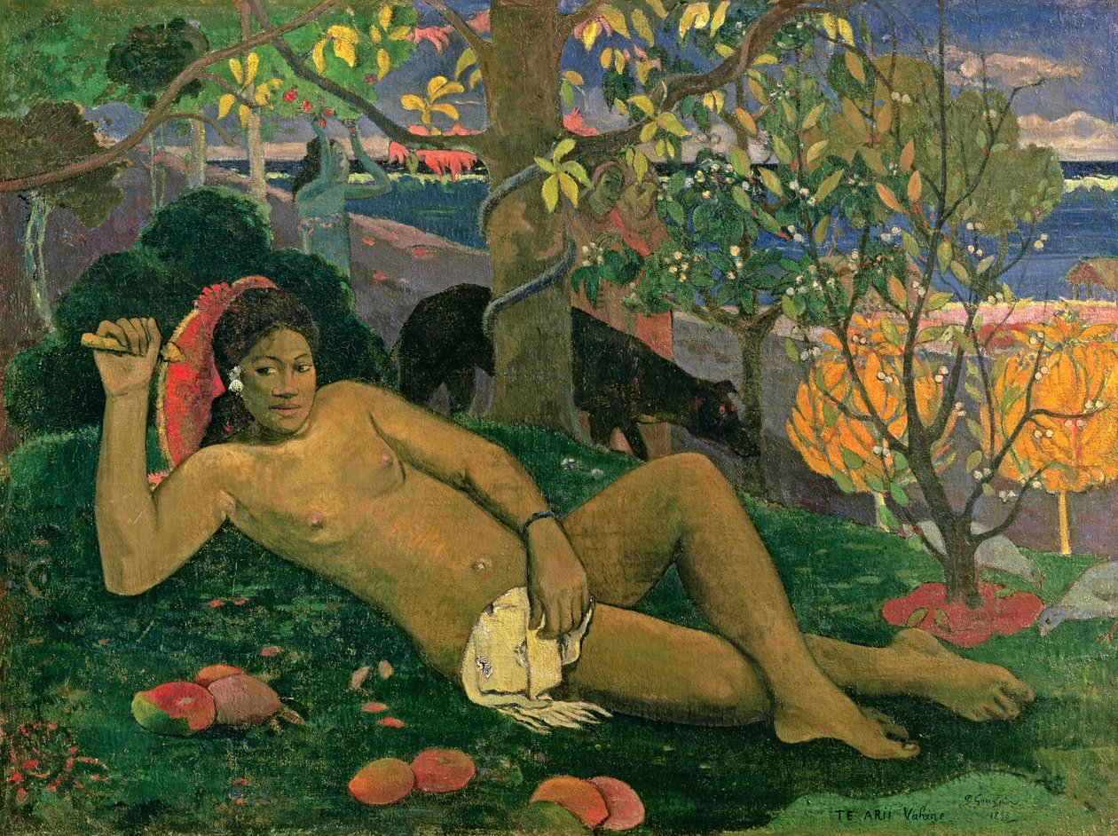A esposa do rei, 1896 de Paul Gauguin