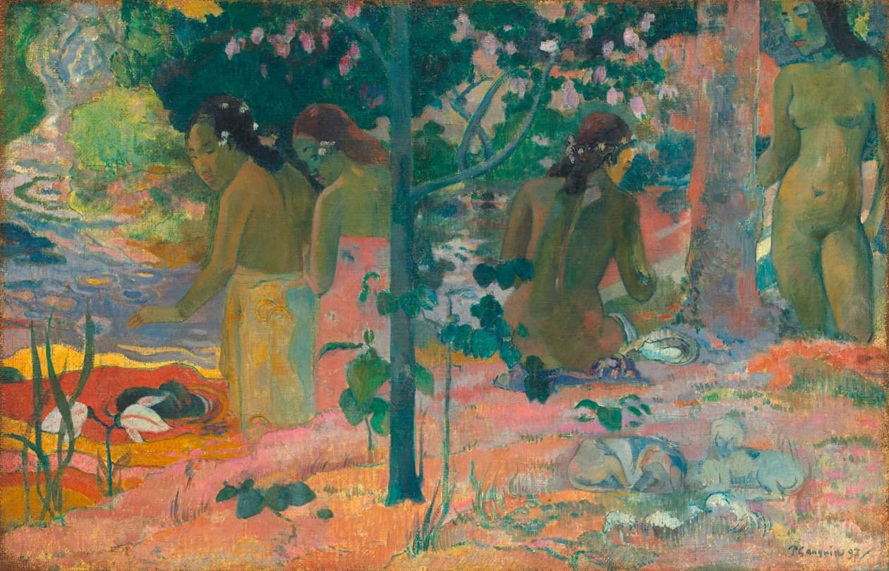 Os banhistas de Paul Gauguin
