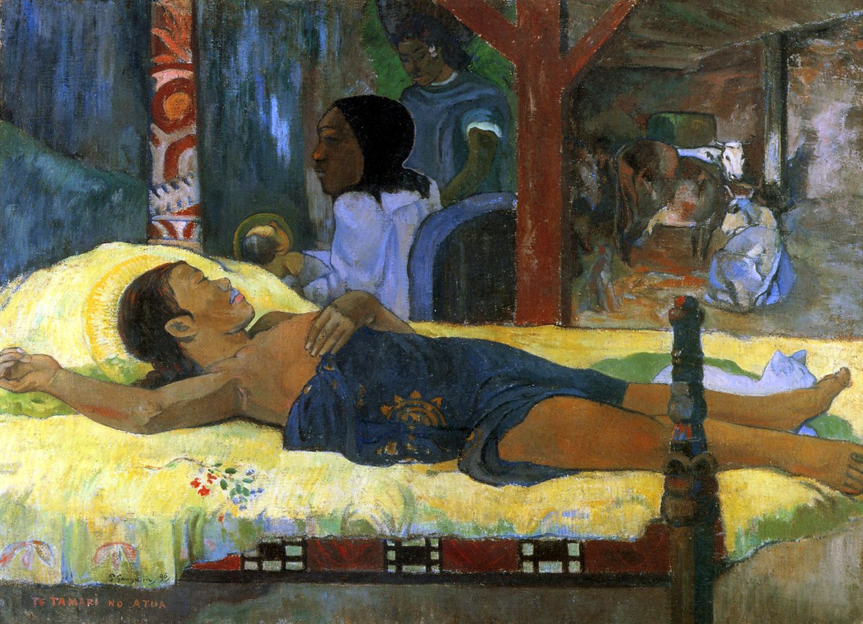 O nascimento de Cristo, 1896 de Paul Gauguin