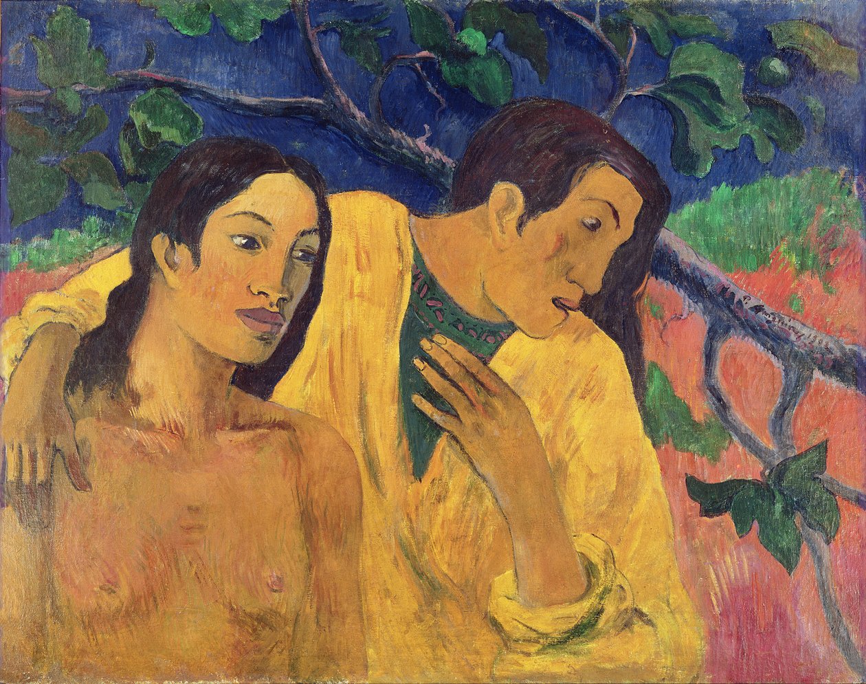 O vôo ou idílio taitiano, 1902 de Paul Gauguin