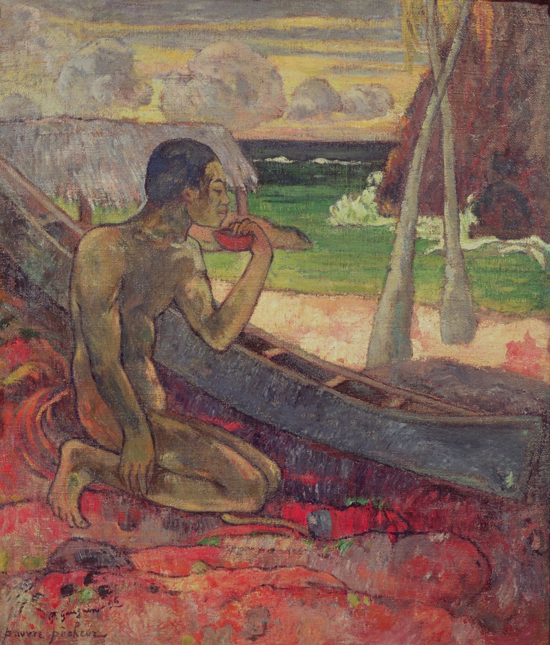 O pobre pescador, 1896 de Paul Gauguin
