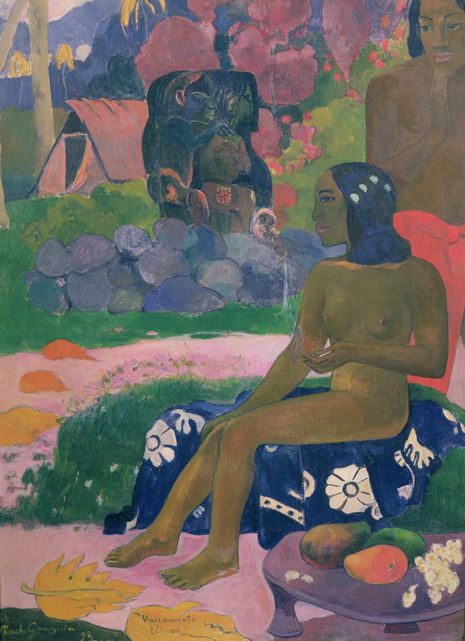 Véspera de Ano Novo (o nome dela é janeiro), 1892 de Paul Gauguin