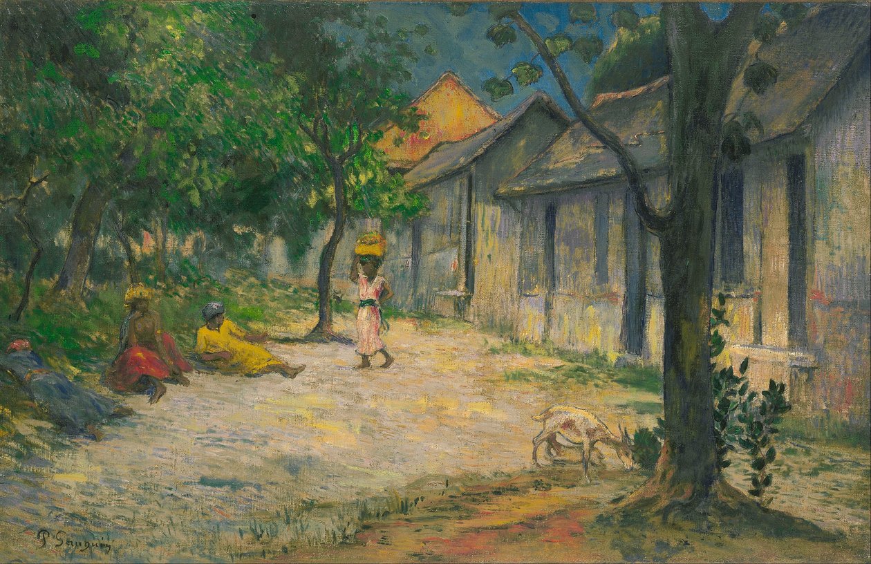 Aldeia na Martinica de Paul Gauguin