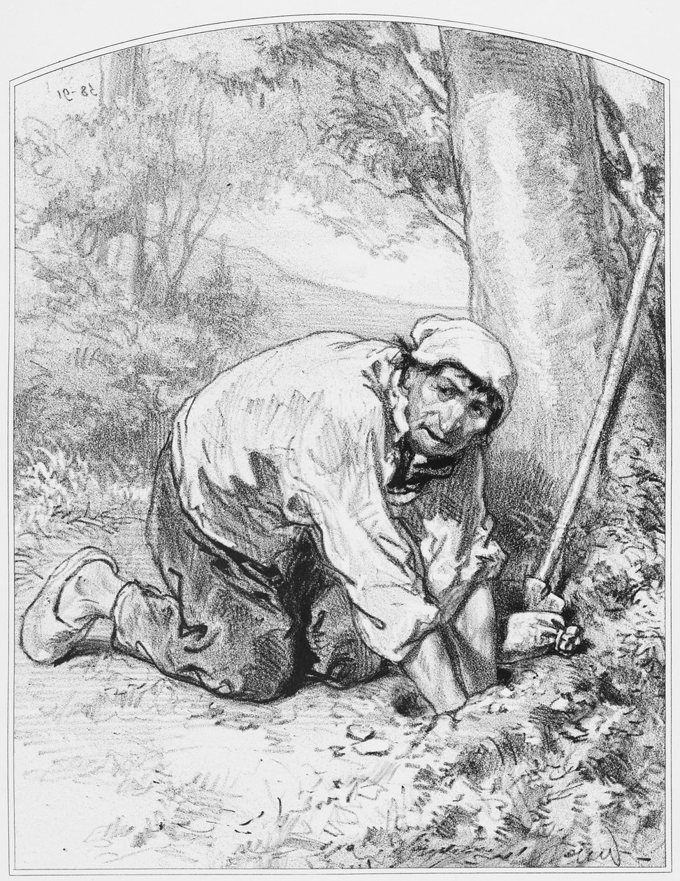 L&39;or, placa 16 de Les Toquades, 1858 de Paul Gavarni