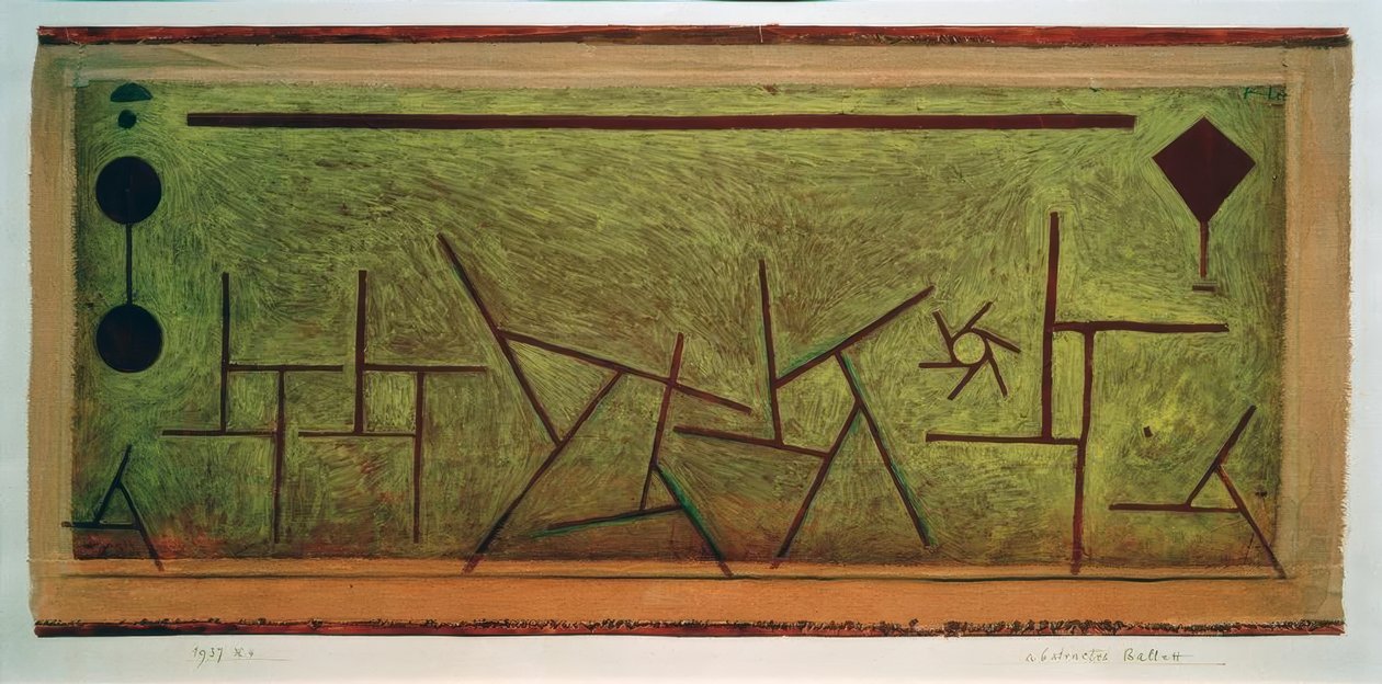 Balé abstrato de Paul Klee
