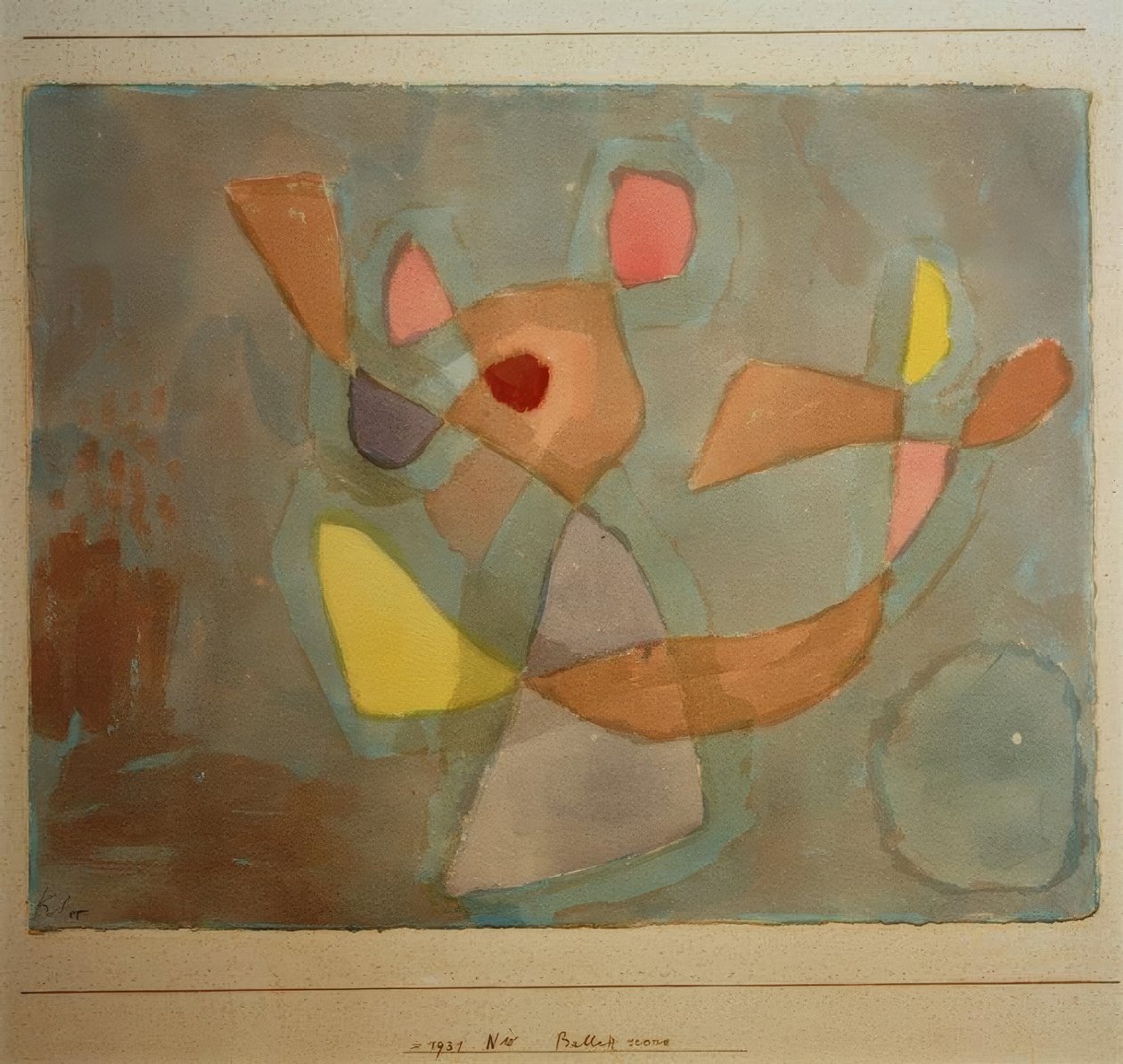 Balletszene de Paul Klee