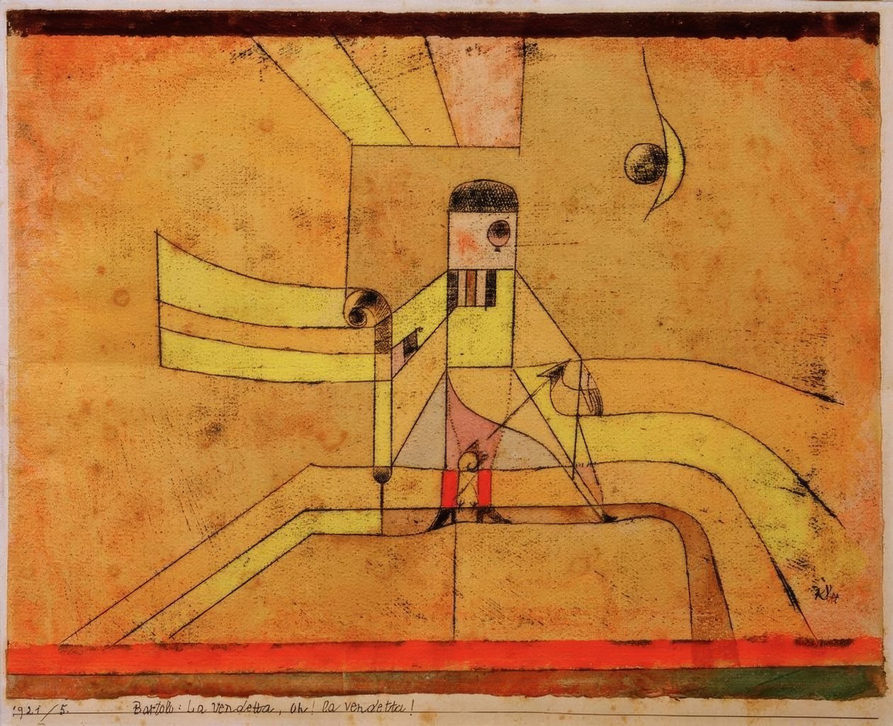 Bartolo: Vingança, Oh! vingança! de Paul Klee