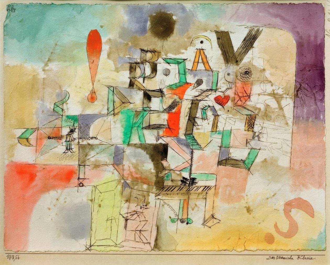 O piano literário de Paul Klee