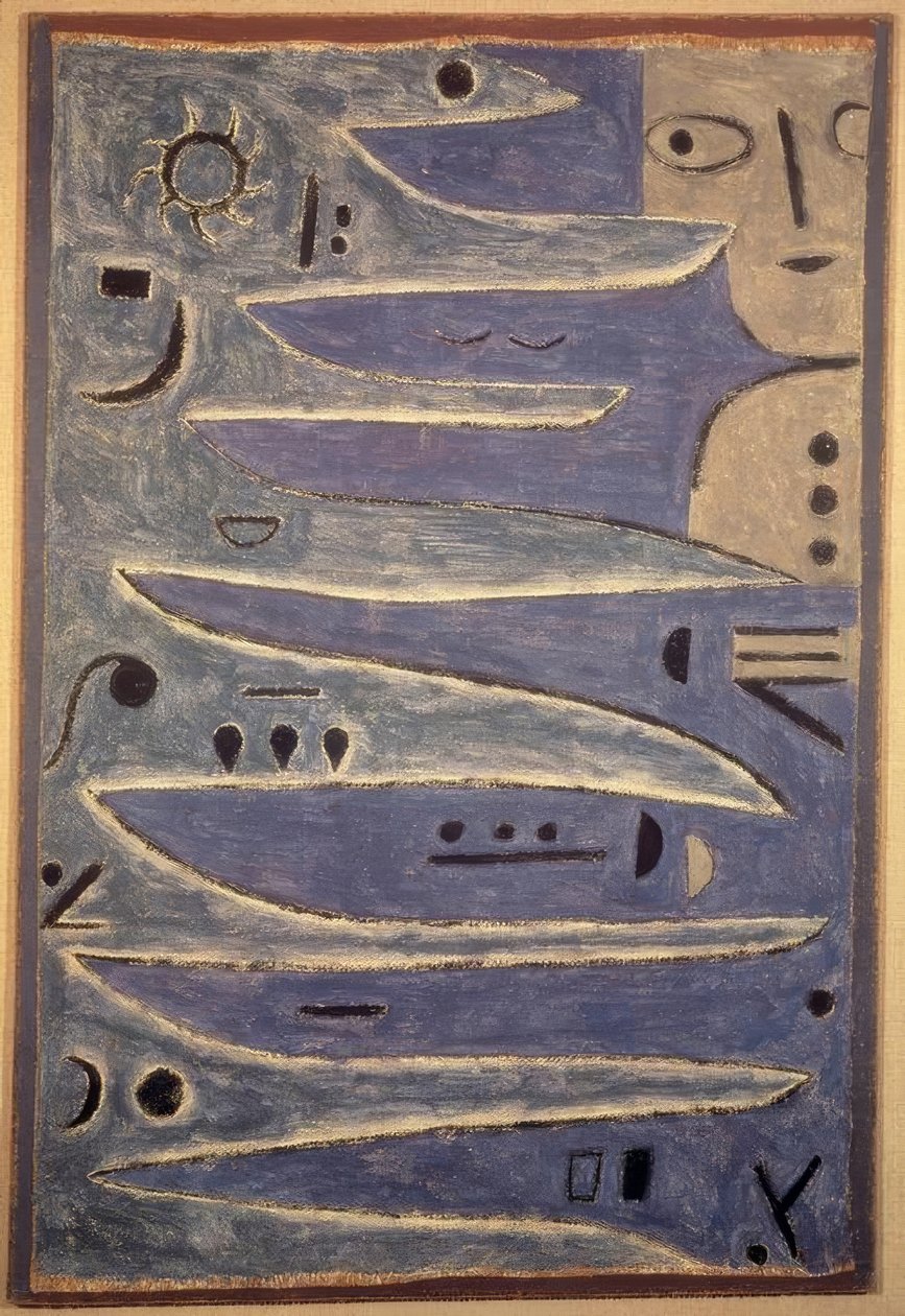O cinza e a costa de Paul Klee