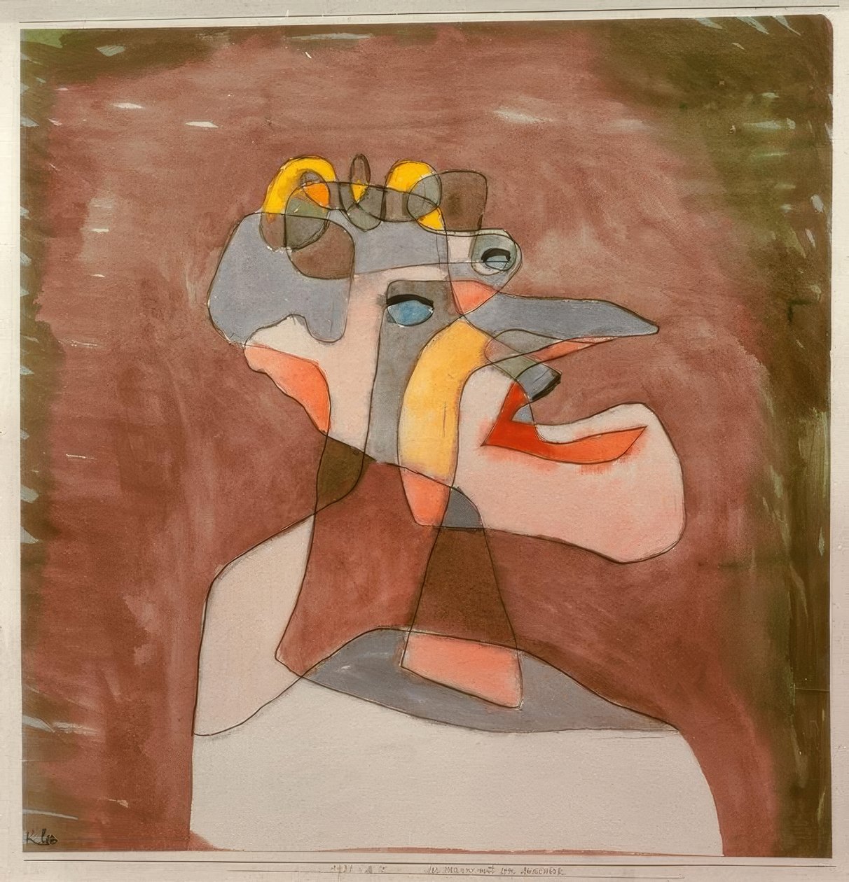 O homem com a boca de Paul Klee
