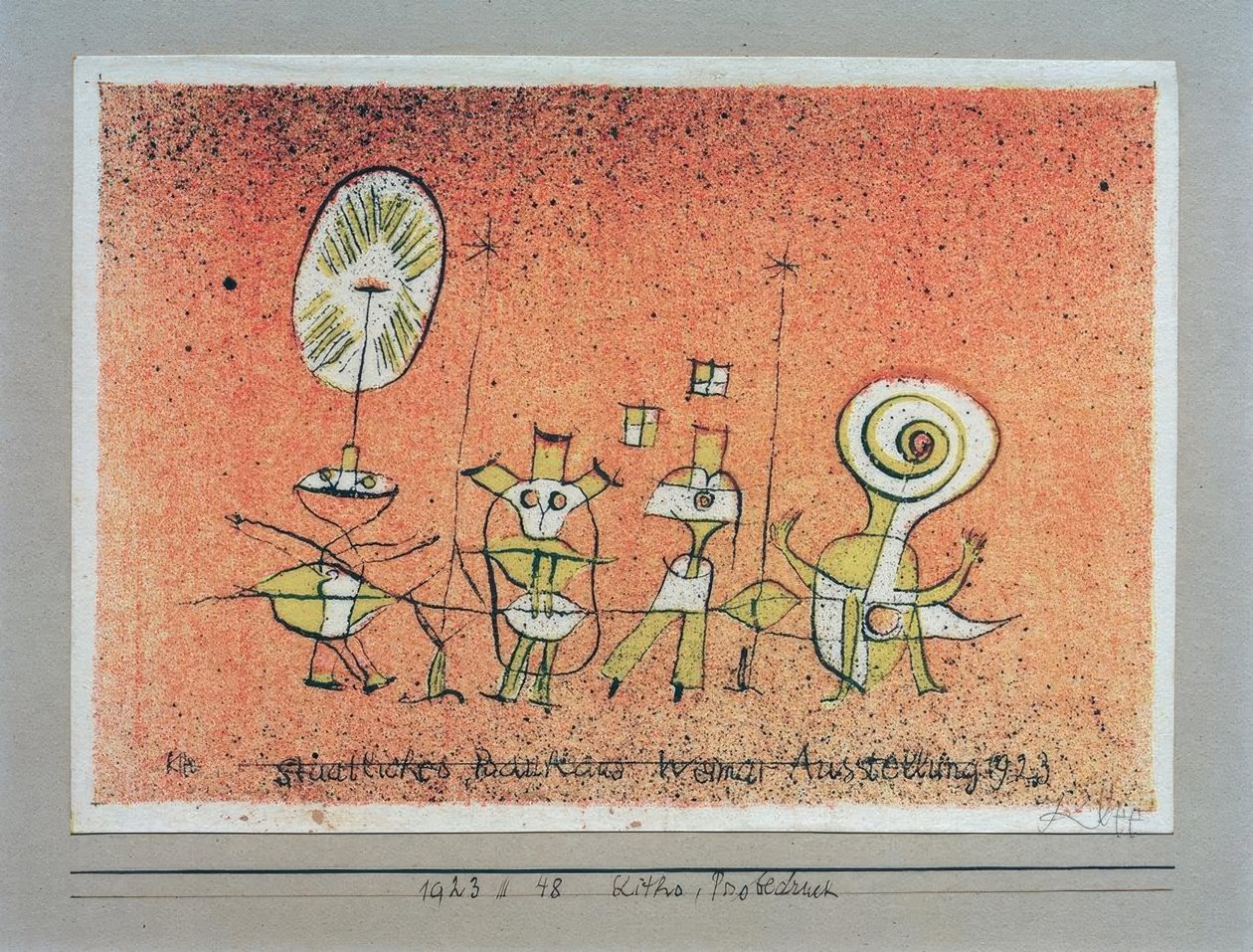 O lado alegre, exposição Weimar Bauhaus 1923, Bauhaus de Paul Klee