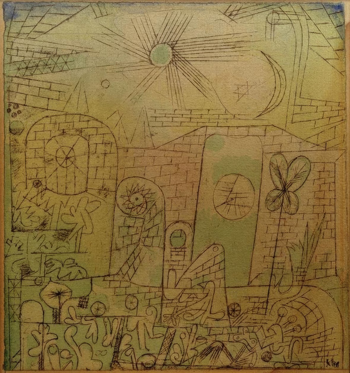 sol da primavera de Paul Klee