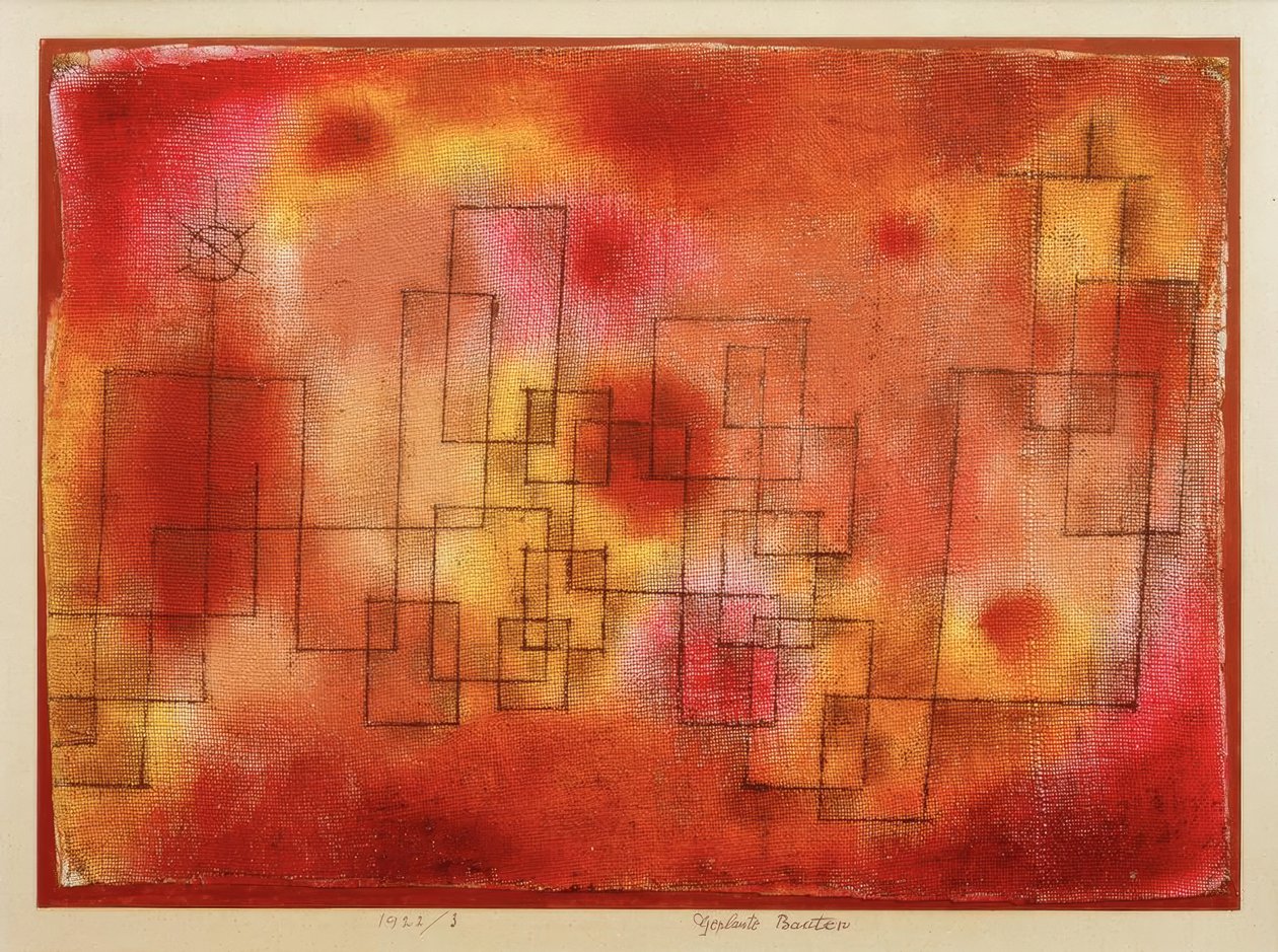 Edifícios planejados de Paul Klee